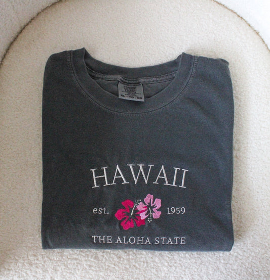 Hawaii Tee - Grey